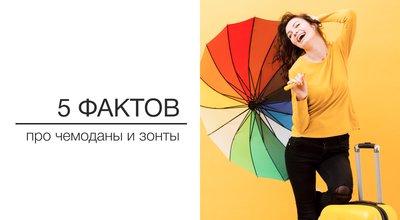 5 интересных фактов про чемоданы и зонты от экспертов Bagonline.by.